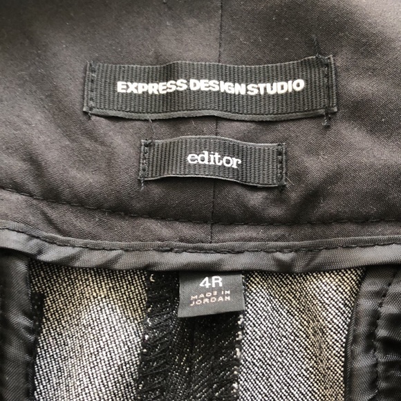 Express Editor Dress Pants Size 4R - Picture 3 of 4